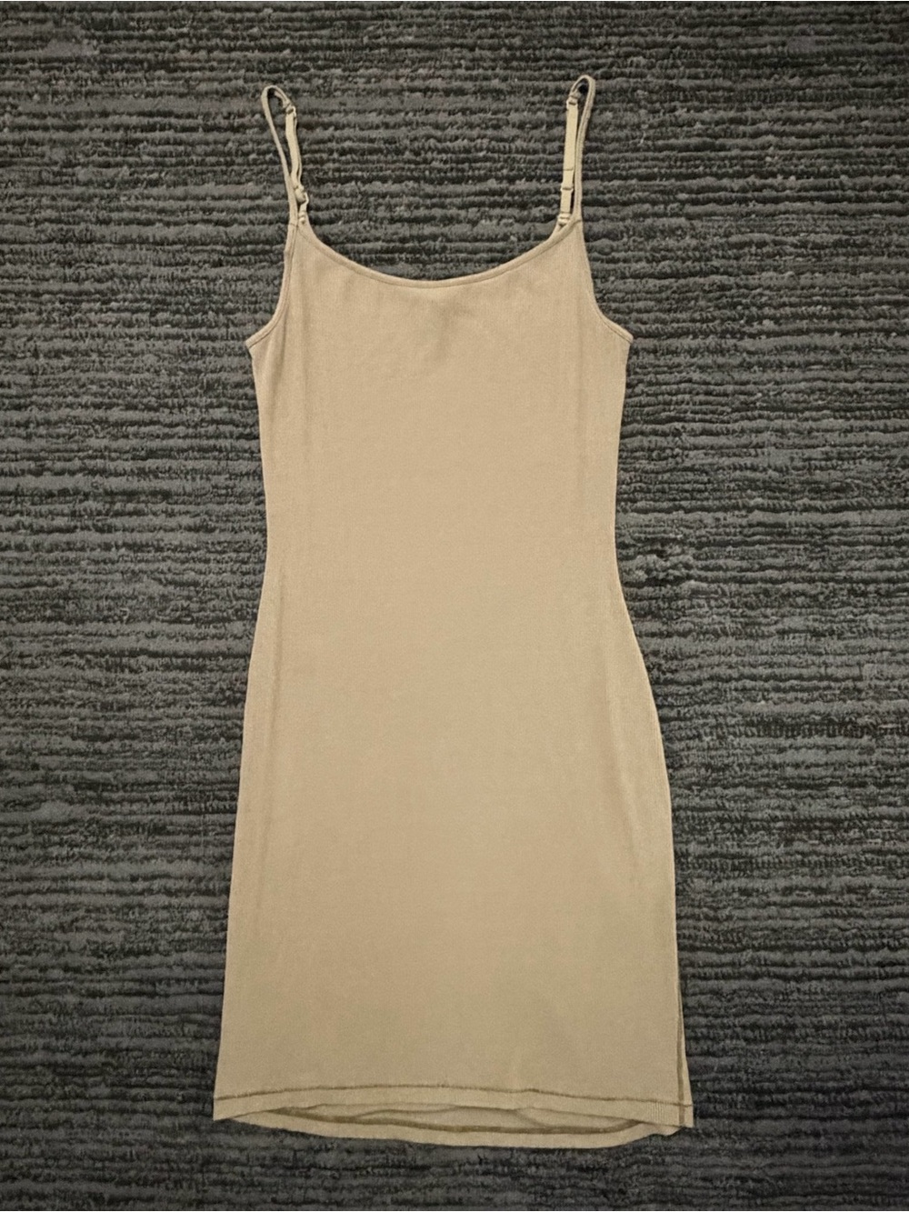 SKIMS Soft Lounge Ribbed Sleeveless Bodycon Midi Slip Dress